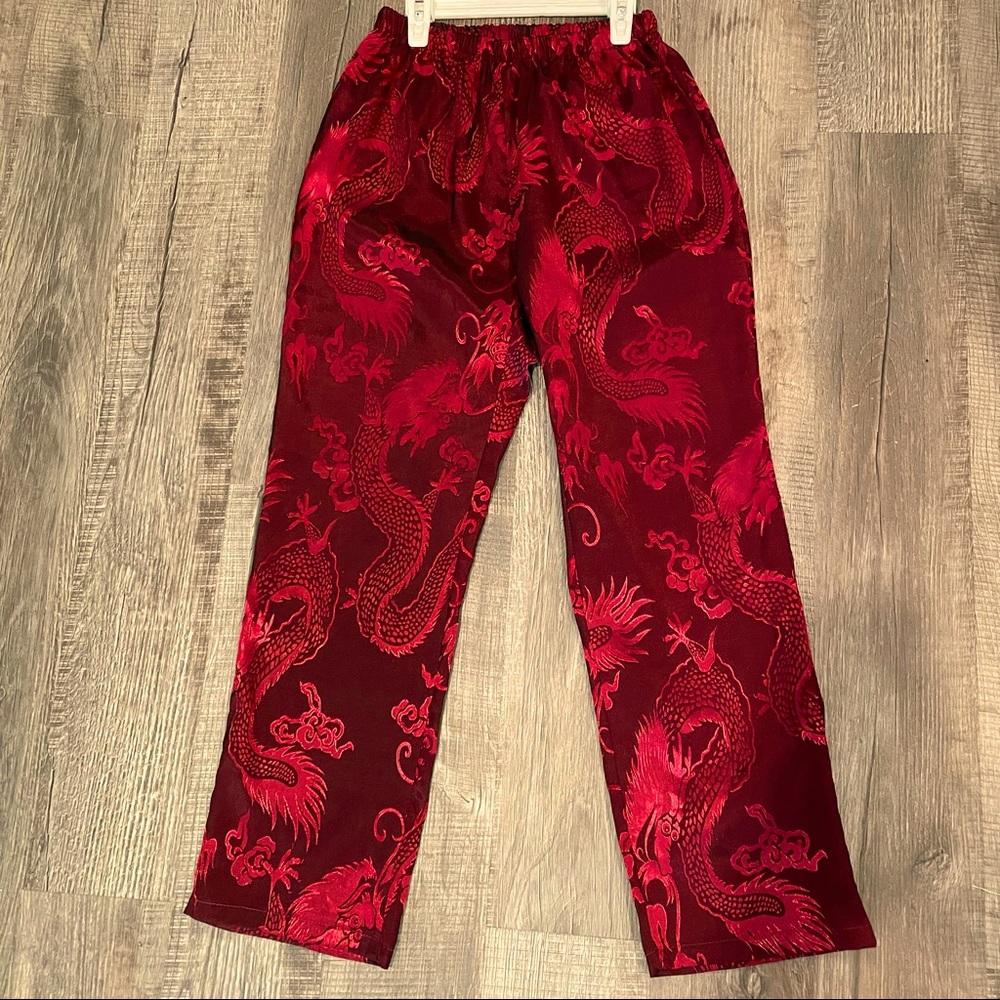 VINTAGE Red Dragon pants